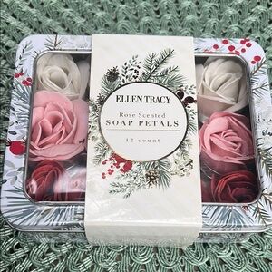 Ellen Tracy Pink and Red Hand Soap Petals